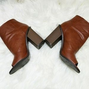 Forever 21 open toe booties